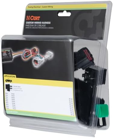 CURT 56413 Vehicle-Side Custom RV Blade 7-Pin Trailer Wiring Harness