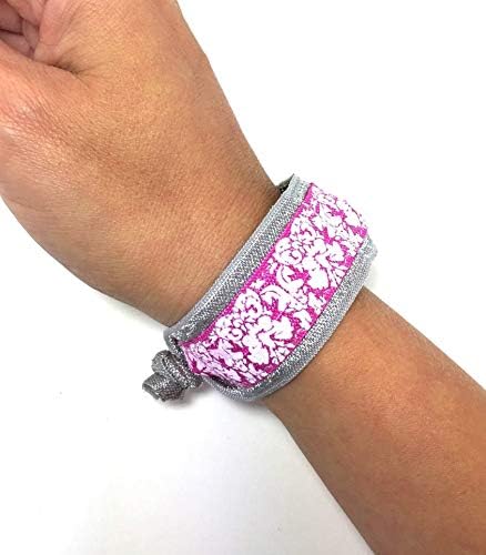 Pink Floral Wrist or Ankle Band for Fitbit Luxe Inspire Flex Flex 2 One Alta
