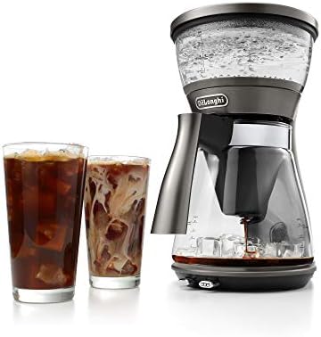 De'Longhi 3-in-1 Specialty Coffee Brewer, IcedCoffee Maker (Bold Cold Brew), Gourmet Pour Over, Premium Drip, SCA GoldenCup Certified, Glass Carafe