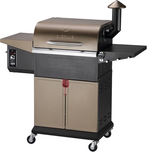 Z GRILLS 600D Wood Pellet BBQ Grill, 572 Sq In, PID 3.0