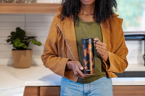 Ello Magnet 18oz Insulated Stainless Steel Travel Mug with Handle, Poseidon