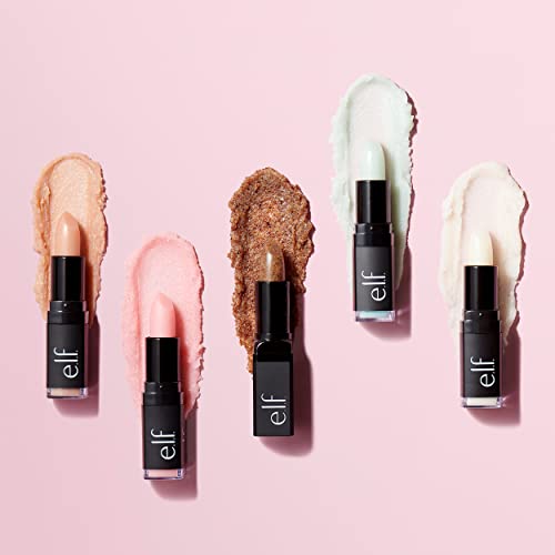 e.l.f. Lip Exfoliator, Smoothing, Conditioning, Easy To Apply, Removes Dry, Chapped Skin, Sweet Cherry, Infused with Vitamin E, Shea Butter, Avocado, Grape and Jojoba Oils, 0.11 Oz