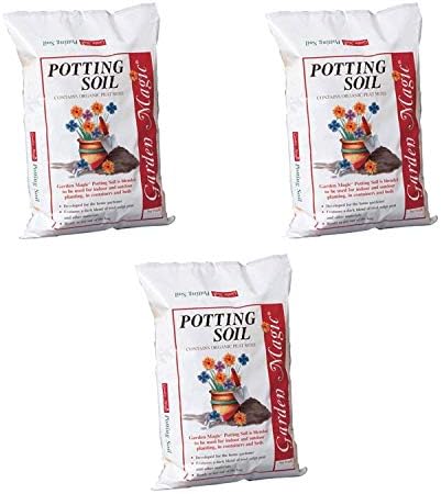 Michigan Peat Garden Magic General Purpose Potting Soil Mix, 40 lb | Moisture Retaining Mix for Indoor and Outdoor Planting, Potting, and Garden Use