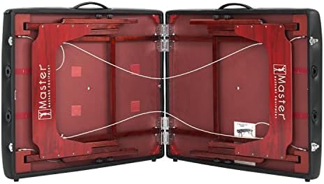 Master Massage 31" Montclair Pro Portable Massage Table Package, Memory Foam Cushioning, Reiki Panels, Shiatsu Cable Release- Tattoo Table, Spa Bed, Facial Bed