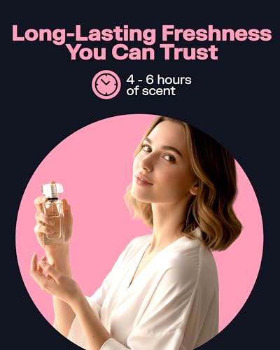 PB ParfumsBelcam Stay Beautiful Eau De Parfum Spray for Women, Floral and Fresh Fragrance, Long-Lasting Scent for Day & Night Wear