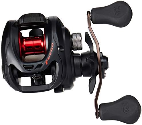 Daiwa Fuego CT Low Profile Baitcasting Reel – Aluminum CT Frame, Air Rotation System & Magforce Braking, Left/Right Hand Options