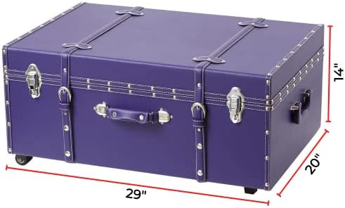 DormCo The Texture Brand Trunk - Plum - Large
