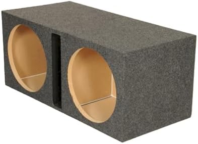 QPower QSMBASS15 Dual 15" Carpet Subwoofer Sub Box Sealed Speaker Enclosure
