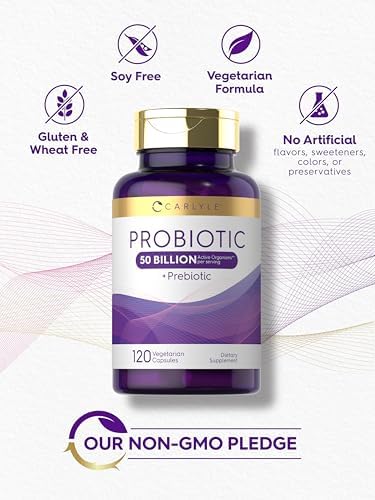 Carlyle Probiotics with Prebiotics | 120 Capsules