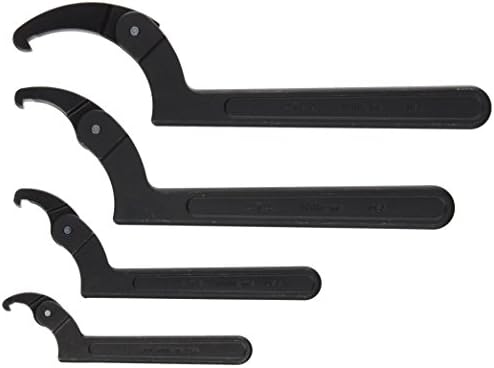 Williams JHW474 Adjustable Hook Spanner Wrench with Span Diameter of 2 to 4-3/4-Inch, Ideal for Adjusting Collars, Lock Nut Rings, and Bearings
