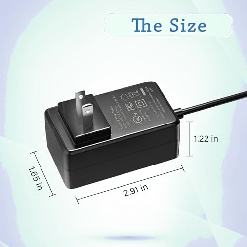 5ft UL 12V 2A-3A AC Adapter Charger Compatible with Pioneer TSP-16 Toraiz SP-16 Studio Grade Sampler Power with Extension 6ft Connectcor Plug Cable