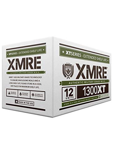 XMRE 1300XT MRE Meals 2022 Bulk | Military Grade | For Survival Kits & Hurricane Preparedness Items | Emergency Food Supplies | Food Packs w/