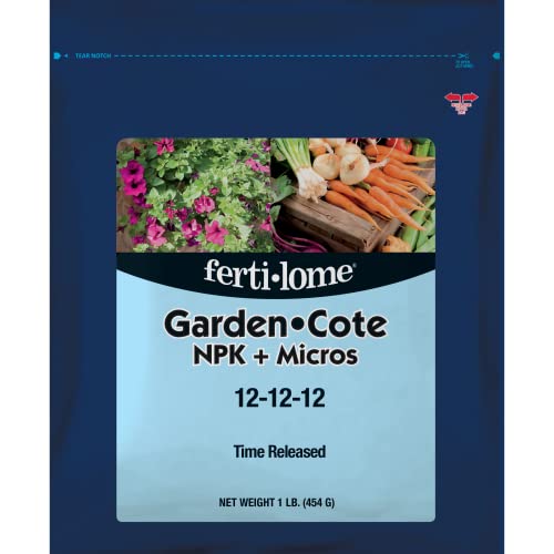 Fertilome (12141) Garden Cote Fertilizer 12-12-12 Slow Release, 4.5 lb