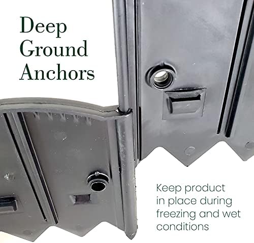 Dalen HammerEdge Pound in Edging - 16 Durable Interlocking Pieces -18 feet of Coverage - Made in USA - Easy to Install - 1 Pack | 16 Durable