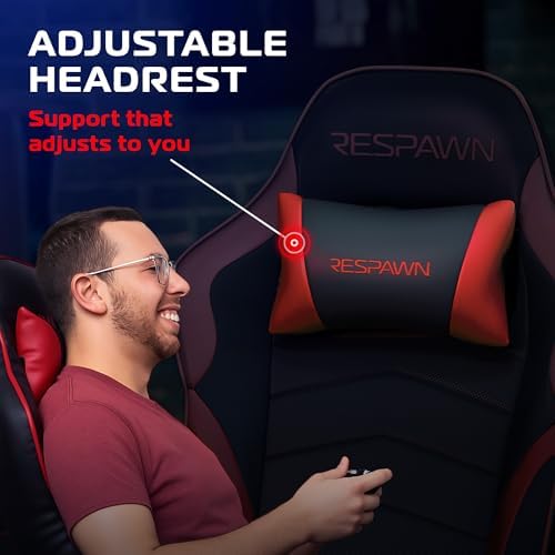 Respawn 900 Gaming Recliner Chair with Footrest, Cup Holder and Swivel