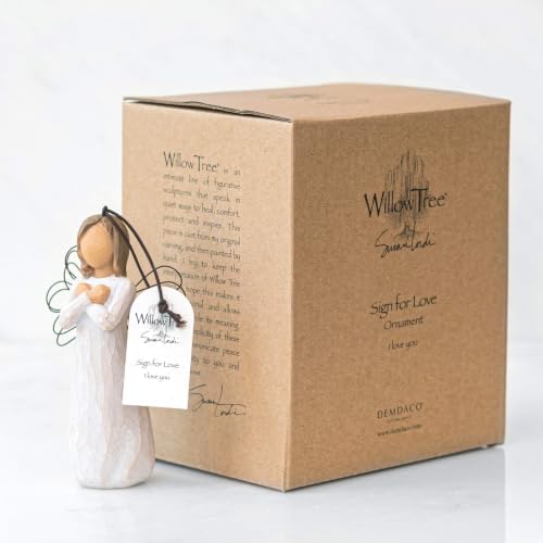Willow Tree Holy Family, Sculpted Hand-Painted Hanging Ornament | Sentimental Keepsake Gift for Loved Ones, Cast from a Susan Lordi Original Carving, Cast Resin, Ready to Hang