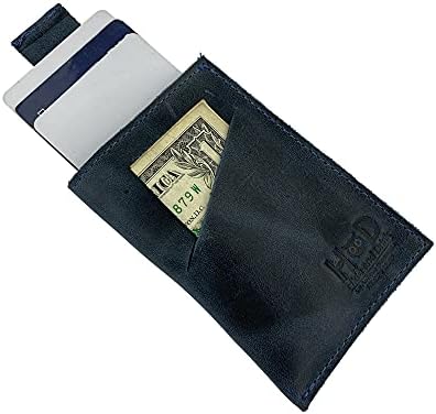 Hide & Drink, Soft Leather Wallet & Card Sleeve, Handmade Includes 101 Year Warranty (Bourbon Brown)