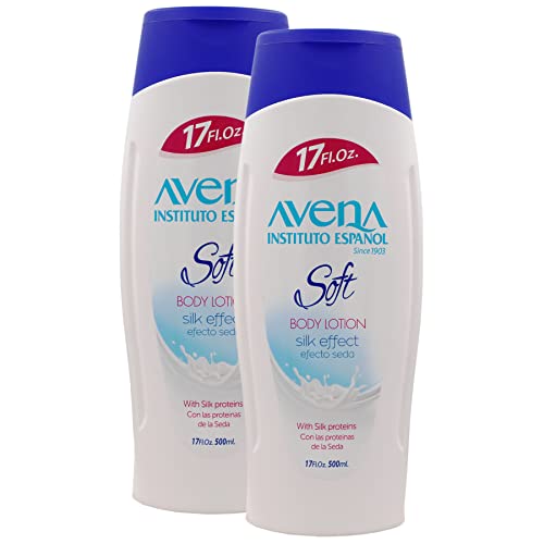 Avena Instituto Espanol Moisturizing Hand and Body Lotion, Helps Moisture Soften and Nourish your skin, 2-pack Of 17 FL Oz, 2 Bottles