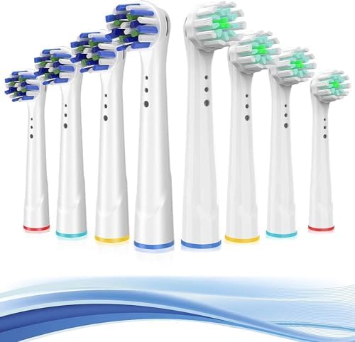 Replacement Toothbrush Heads for Oral B Braun, 8 Pack Professional Electric Toothbrush Heads