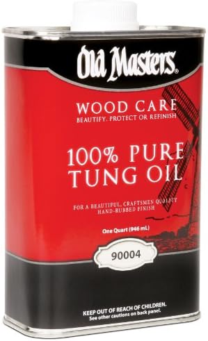 Old Masters 3605 90004 100-Percent Pure Tung Oil, 1 Quart