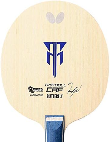 Butterfly Timo Boll CAF Table Tennis Blade - CA Fiber Blade - Timo Boll CAF Blade - Professional Table Tennis Blade - Available in FL and ST Handle Styles - Made in Japan