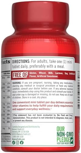 Nature's Truth One Daily Multivitamin for Men and Women | 365 Mini Tablets