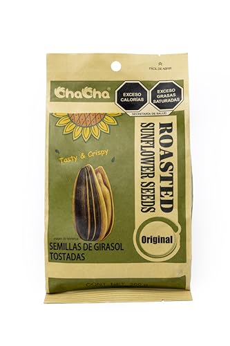 ChaCha Natural Roasted Sunflower Seeds (3 Pack, Total of 750g)