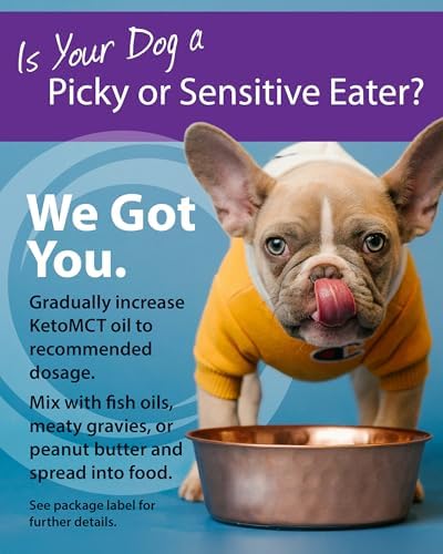 LifeSense C8 MCT Oil for Dogs | Sourced from Coconut Oil | Dog Optimal Fuel for The Brain and Body | Human Grade | Non-GMO| Keto-Friendly