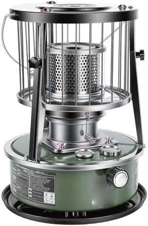 Cosiki Portable Kerosene Heater, Adjustable Height 5.2L Tank 20-25 Hours Heat for Indoor Outdoor Use