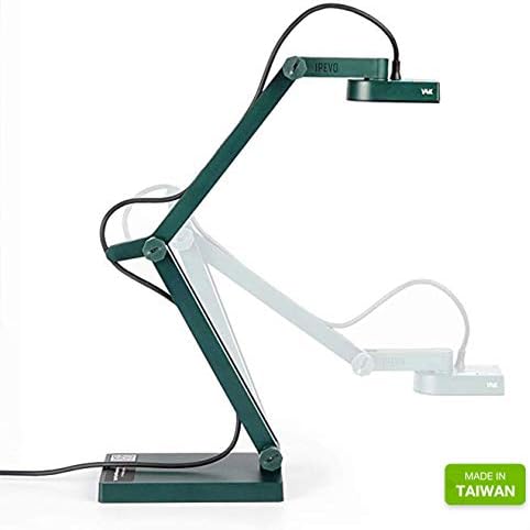 IPEVO V4K Ultra High Definition 8MP USB Document Camera — Mac OS, Windows, Chromebook Compatible for Live Demo, Web Conferencing, Distance Learning
