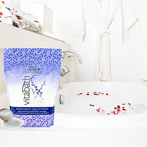 Vitabath Lavender Chamomile Epsom Salts Relaxing Detox Aromatherapy