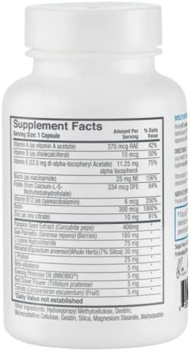 BosleyMD Women’s Healthy Hair Growth Supplements for Thicker, Fuller Hair– DHT-Blocking Botanicals with Biotin, Niacin, Zinc & L-Lysine – Rich in Vitamins & Minerals – 60 Capsules (2-Month Supply)