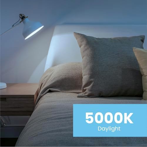 Feit Electric LED Light Bulbs, A19 60W Equivalent, Non-Dimmable, 800 Lumens, A19 LED Light Bulbs, E26 Base, 5000k Daylight, A19 LED Bulbs