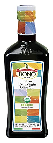 BONO 100% Italian Organic Extra Virgin Olive Oil, 3 pack