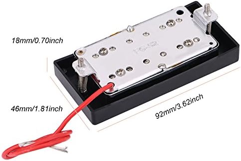 Bnineteenteam Double Coil Guitar Humbucker Pickup Set with Mounting Screws Compatible with Guitar Pickup
