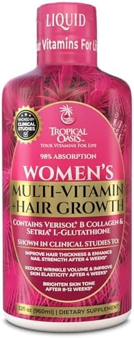Premium Liquid Multivitamin for Women | Sugar Free Women’s Multivitamin | 100+ Vitamins, Minerals & Herbs Promote Anti-Aging, Heart, Brain & Bone Health |98% Absorption Rate | Non-GMO | 32 Serv