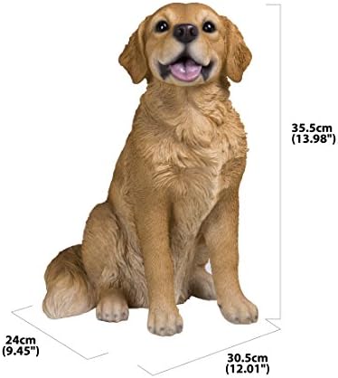 Hi-Line Gift Ltd. Sitting Golden Retriever, Brown