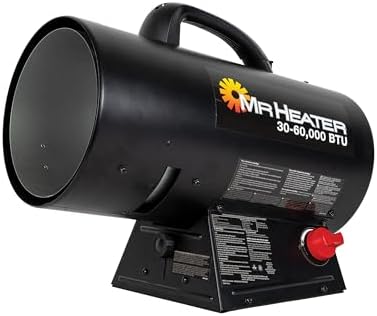 Mr. Heater 60,000 BTU Quiet Burner Technology Forced Air Propane Heater