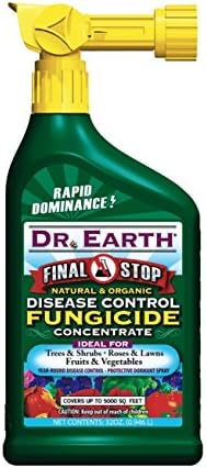 Dr. Earth 7004 Concentrate 3 Controls Organic Fungicide Hose End, 32-Ounce