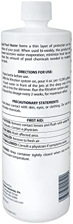 SpaChoice 1-Quart Premium Liquid Pool Heater Solar Cover in a Bottle | Liquid Solar Blanket for Pool, Helps Prevent Heat Loss, 4 ounces per 15,000 gallons of water every 2 weeks, Made in USA