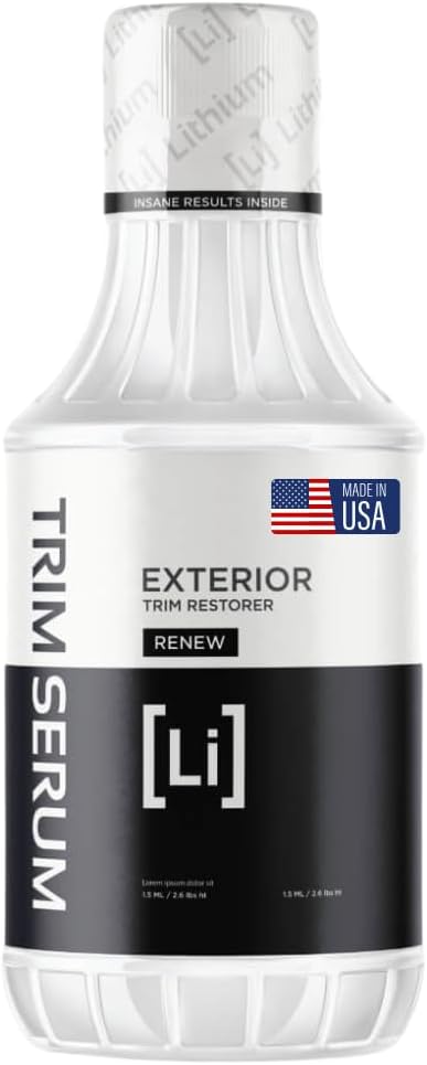 Trim Serum- Plastic Restorer for Cars- Restores Even the Most Damaged Plastic, Rubber