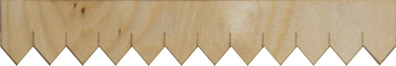 Miniature Diamond Shingle Strips for Your Dollhouse