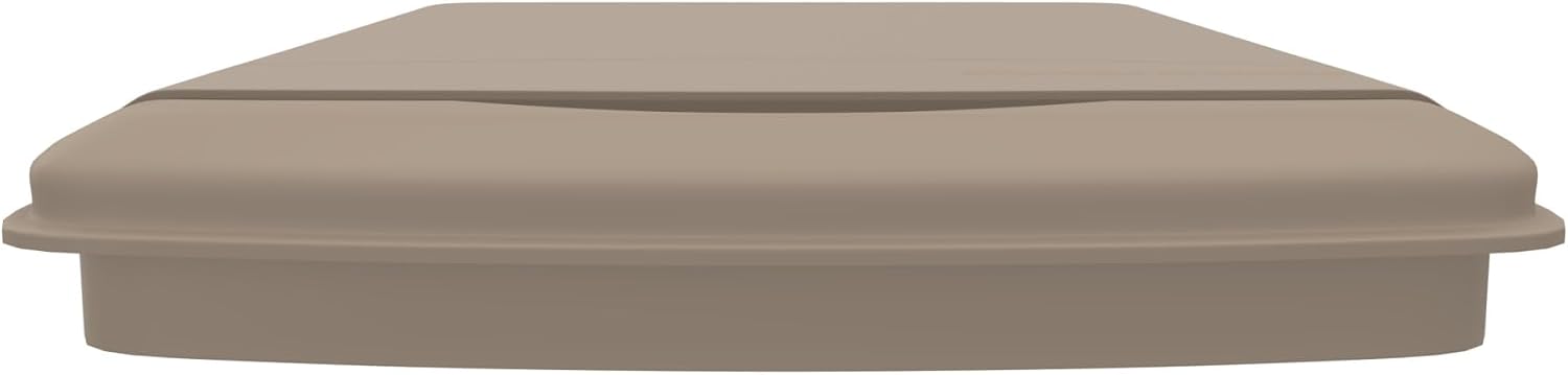 Rev-A-Shelf 35 Qt Under Sink Garbage Can Lid for Base Kitchen and Bathroom Cabinet, Replacement Plastic Trash Bin Lid Only, White, RV-35-LID-1