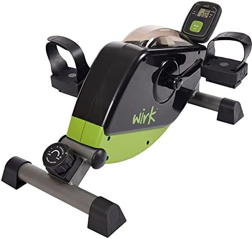 Stamina Wirk Under Desk Exercise Bike - Fitness Bike with Smart Workout App - Mini Elliptical Under Desk Bike for Home Workout