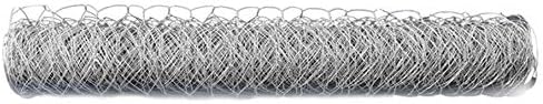 Galvanized Poultry Wire Netting 2" Hexagonal Mesh Wire Fence Suit for Family Craft Projects Chicken Netting Garden Fencing Backyard Fencing (4ft x