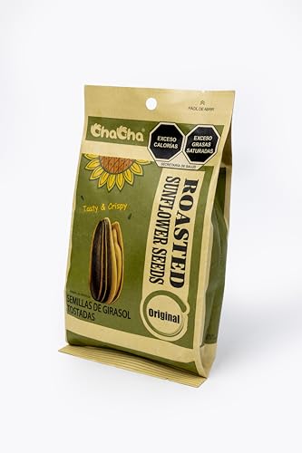 ChaCha Natural Roasted Sunflower Seeds (3 Pack, Total of 750g)
