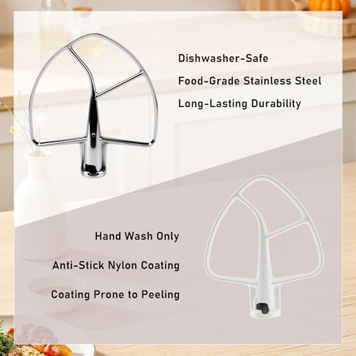 7&8 Quart Kitchen Stand Stainless Steel Mixer Attachments for Kitchen-Aid