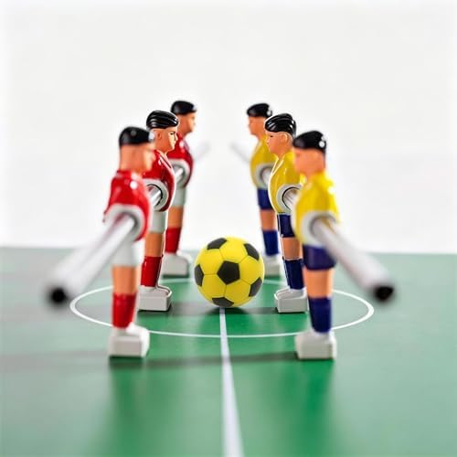 OuMuaMua Foosball Table Soccer Balls for Tabletop Game | 9pcs, 1.42inch, multicolor, accessory replacements, for soccer game day, family gathering