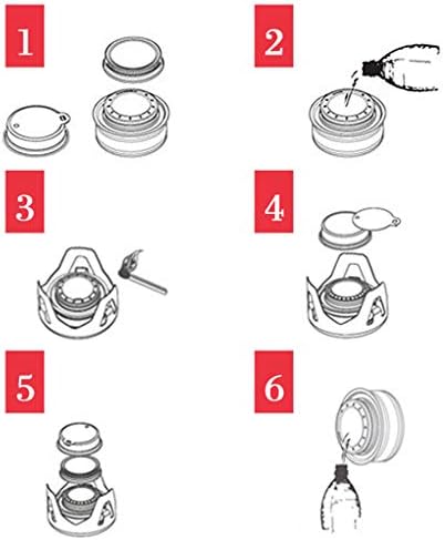 Mini Alcohol Backpacking Stove, Lightweight Brass Spirit Burner with Aluminium Stand for Camping Hiking and Picnic