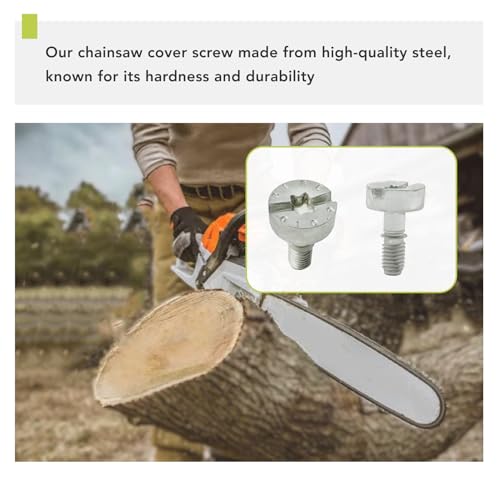 10Pcs Chainsaw Cover Screw Fits for Stihl Chainsaw Saw Models MS231 MS231C MS251 MS251C MS271 MS271C MS291 MS291C KMA135R FSA135R Replace